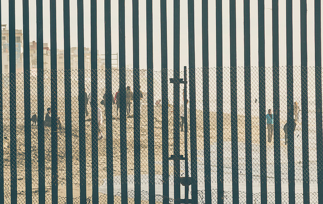 Photo courtesy of Toby Webster, via flickr -- US-Mexico Border, south of San Diego, California. 